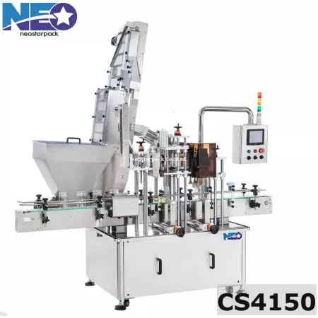 máquina de tampa de garrafa automática